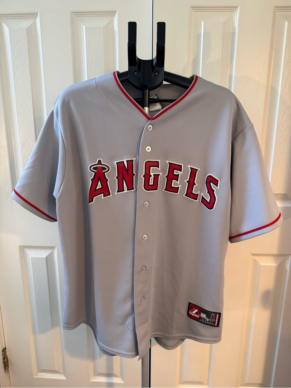 Anaheim Angels Mike Trout Road Gray Majestic Jersey XL Size / Made In USA
